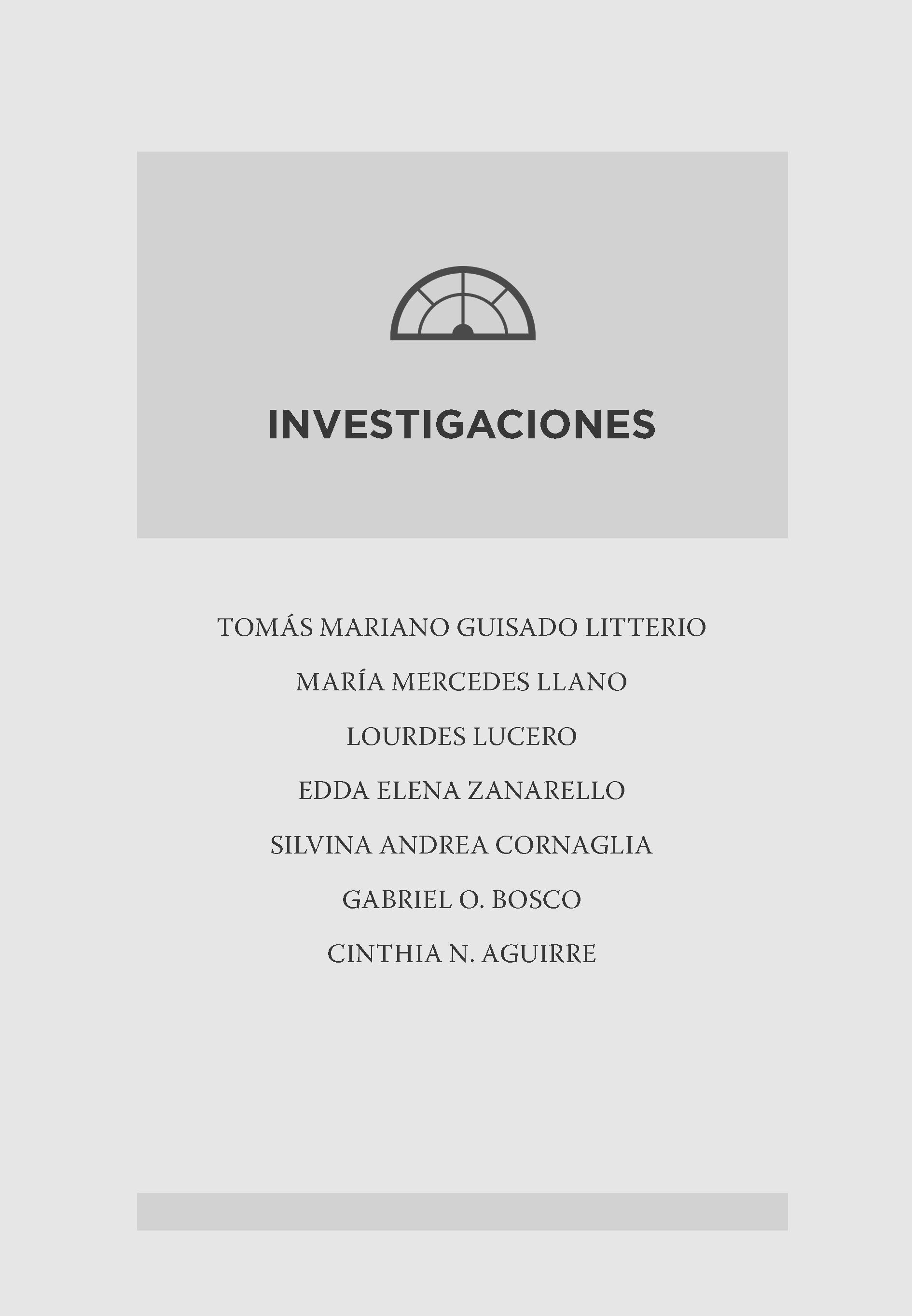 investigaciones